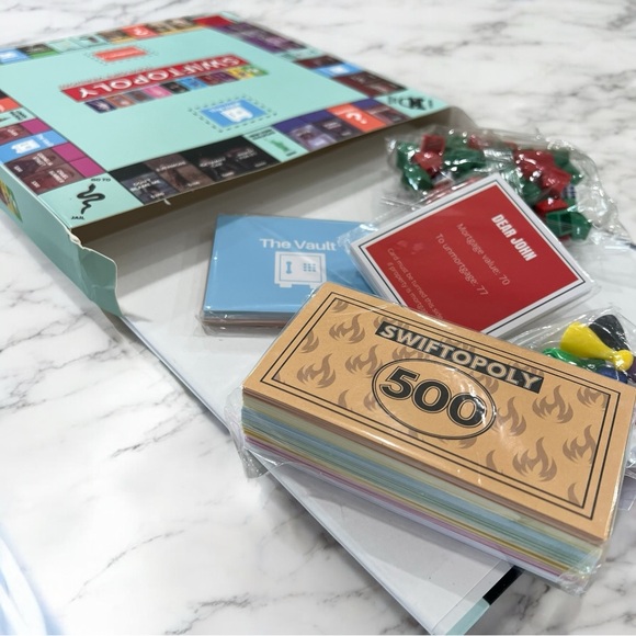 SWIFTOPOLY Swiftie Monopoly Board Game Taylor Swift inspired Eras Tour Family - Picture 3 of 10
